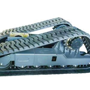 Crawler-type chassis with a special shape